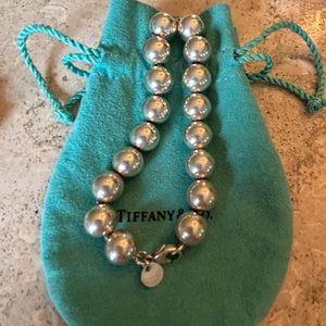 Authentic Tiffany Sterling Silver Ball bracelet. $150